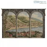 BUY COMO LAKE ITALIAN TAPESTRY WALL HANGING