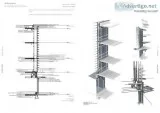 Curtain wall Detailing in Nebraska - steel construction detailin