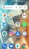 Blue unlocked smartphone