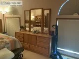 Dresser and QUEEN size headboard