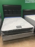 queen size double sided mattress and boxspring