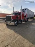 1980 Peterbilt 359 EXHD Semi Tractor With 2008 Carrier 2500A Uti