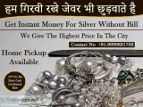 Cash for Silver  Silver Buyer In Ghaziabad