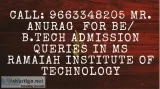 96633482o5 MS Ramaiah Institute Of Technology Bangalore admissio