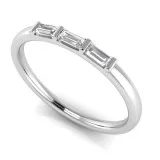 Modern Triple Baguette Tiara Band - SKU WR2011B
