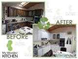 Respray your kitchen without move a single cabinet