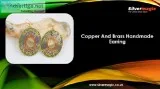 Copper And Brass Handmade Earring