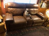 WAYLON LEATHER POWER DUAL LOVESEAT RECLINER