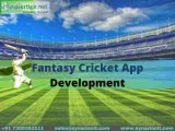 Cost of Developing Fantasy Cricket App Development