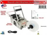 Round Label Machine Semi-Auto