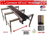 Conveyor 58&quotx 12" Wide Leg