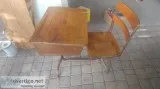 Antique school desk