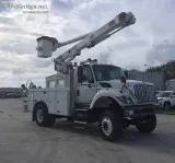 2008 International 7300 4X4 Altec L42A Utility Bucket Truck &nda