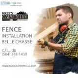 Fence installation belle chasse