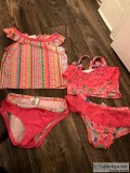 Little girls 2  2piece bathing suits