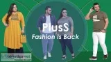 Shop fashionable Plus Size CLothing at Pluss.in