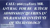 96633482o5 Admission Process MS Ramaiah Institute of Technology 