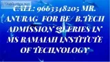 96633482o5 Admission procedure MS Ramaiah Institute of Technolog