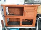 Two-Story IndoorOutdoor Rabbit Hutch