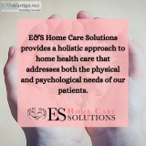 A Holistic Approach to Home Care  E and S Home Care Solutions