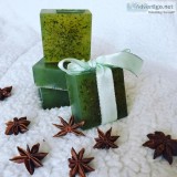 Handcrafted plant-based soap bar