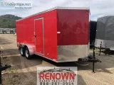  2020 7X16 Tandem Axle Enclosed Cargo Trailer
