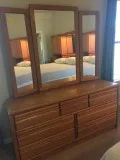 Gorgeous Solid Oak King size bedroom set