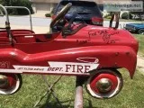 Vintage Fire Truck Pedal Cars