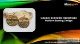 Copper and Brass Handmade Fashion Earring Design