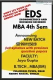 EDS MBA 4th Sem by IIM Gold Medallist