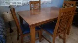 Table with chairs for 4