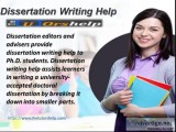 Dissertation Writing Help