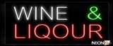 Wine and Liquor Neon Sign