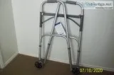 &quotDRIVE&quot STEEL FOLDING WALKER 2 BUTTONS 5&quot WHEELS