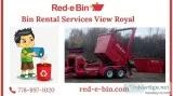 Bin Rental Company View Royal  Red E Bin