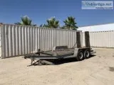 2003 MILLERBILT TILT DECK EQUIPMENT TRAILER 120104203