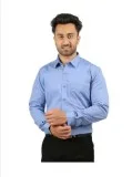 CULTURE CLUB CLASSIC FULL SLEEVE SHIRT -BLUE