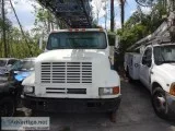 1997 International 4700 lo-profile 55ft Ladderbucket Truck