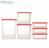 Tupperware Dry Storage Smart Snack Pulses Lentils Storer 6 pc Se