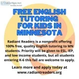 FREE English Tutoring For Kids in Minnesota