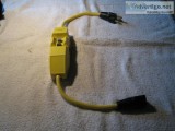 LIKE NEW - In-Line 15 Amp GFCI &ndash with circuit breaker and T