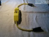 LIKE NEW - In-Line 15 Amp GFCI &ndash with circuit breaker and T