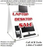 Desktops and Laptops In Stock Now at ACR Techs