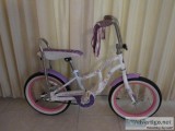 Schwinn Bloom kids bike 16-inch wheel girls pink banana seat By 
