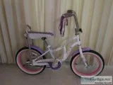 Schwinn Bloom kids bike 16-inch wheel girls pink banana seat By 