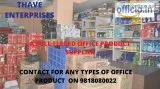 Contact on 9818080022 for office stationaries available at thave