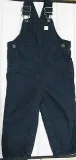 Pre owned Carter s baby boys black overalls adjustable snap stra