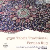 4x3m Tabriz Traditional Persian Rug