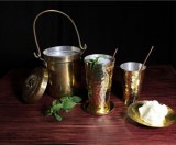 Pure copper glass