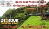 Get King Train Ambulance from Patna to Delhi for Hi-Tech Medical